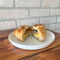 a plate of food on a table